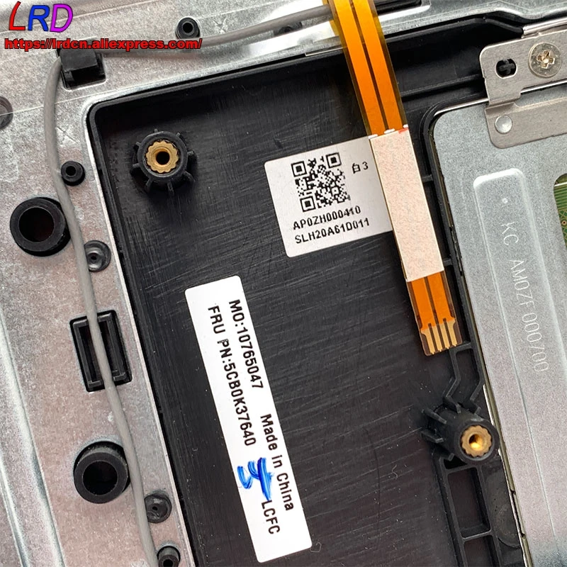 Imagem -03 - Capa com Descanso para as Mãos Capa Superior Ap0zh000410 com Teclado bg de Retroiluminado para Notebooks com Cores Variadas