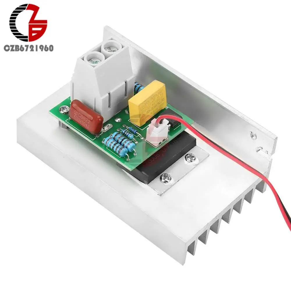 AC Regolatore di Velocità del Motore 10000W 220V SCR Elettrico Regolatore di Tensione Dimmer Temperatura di Velocità del Motore Regolatore di