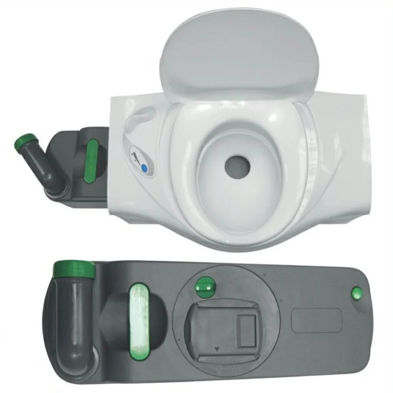 Bench-style RV toilet cassette toilet with water tank for caravan