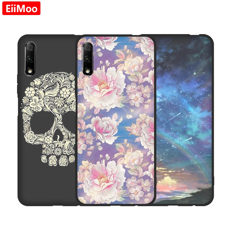 Silicone Phone Cases For Huawei Honor 9X China Cartoon Thin TPU Soft Cover For Huawei Honor 9 X Honor9X No Fingerprint Version