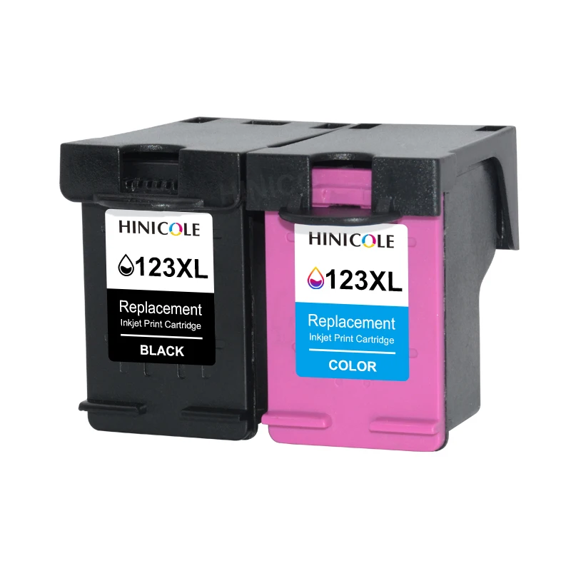 HINICOLE 123XL cartouche d\'encre de remplacement pour hp 123 hp123 xl pour Deskjet 1110 2130 2132 2133 3630 3632 5220 5230 5010 5020