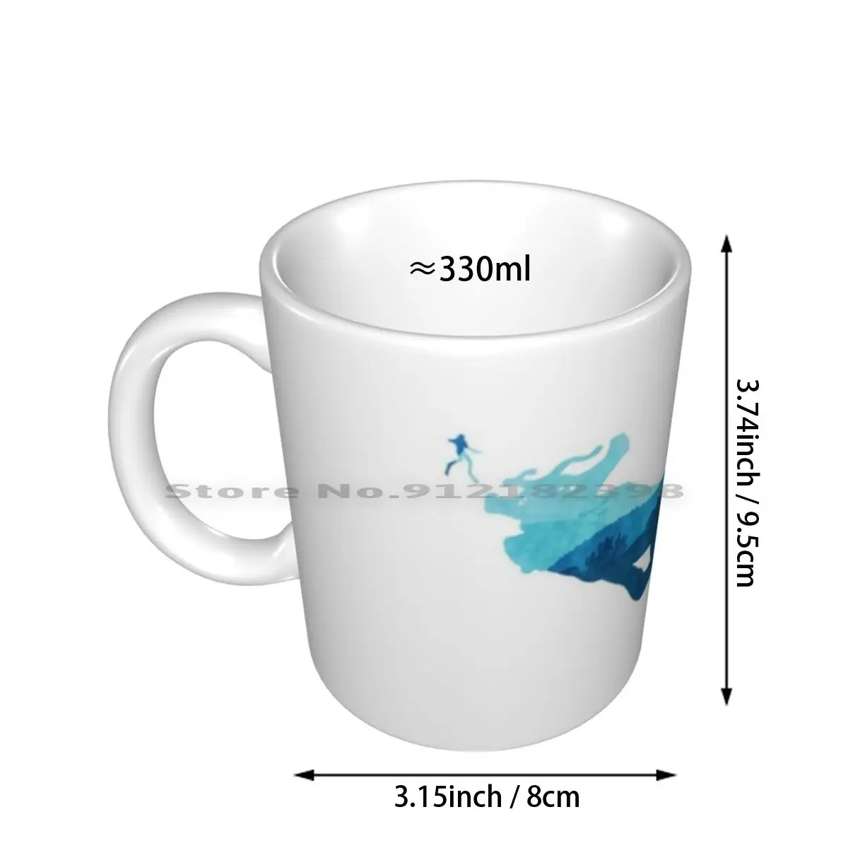 - Sea Emperor Encounter Ceramic Mugs Coffee Cups Milk Tea Mug Leviathan Sea Emperor Seamoth Alterra Creative Trending Vintage