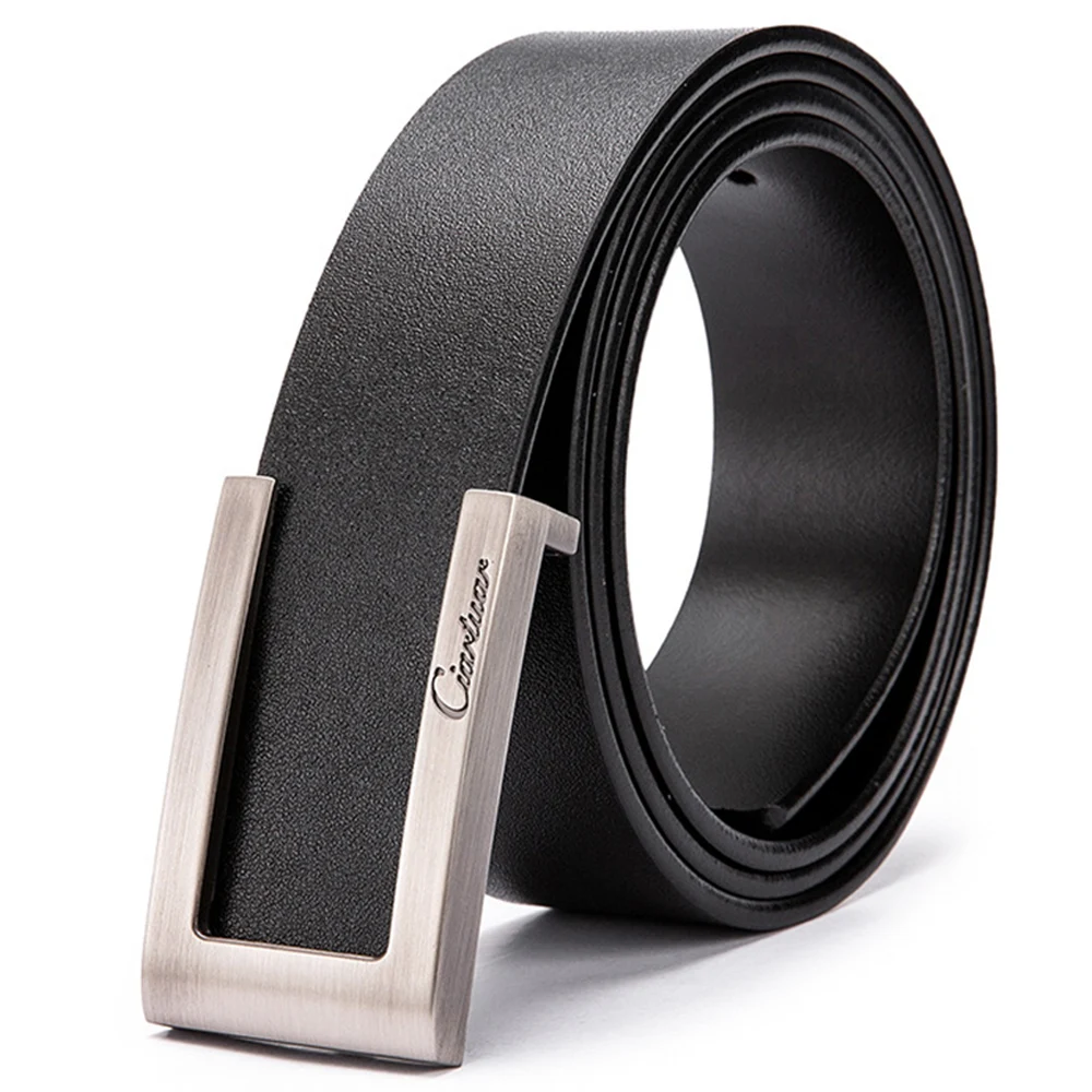 Ciartuar Leather Belts for Men High Quality Designer Brand Male Belt Luxury Mens Belts Strap Men\'s Gift Simple Belt Ceinture New