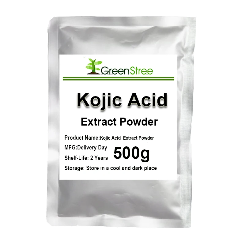 Matéria-prima cosmética Kojic Acid Powder, Clareamento da pele, Alta qualidade