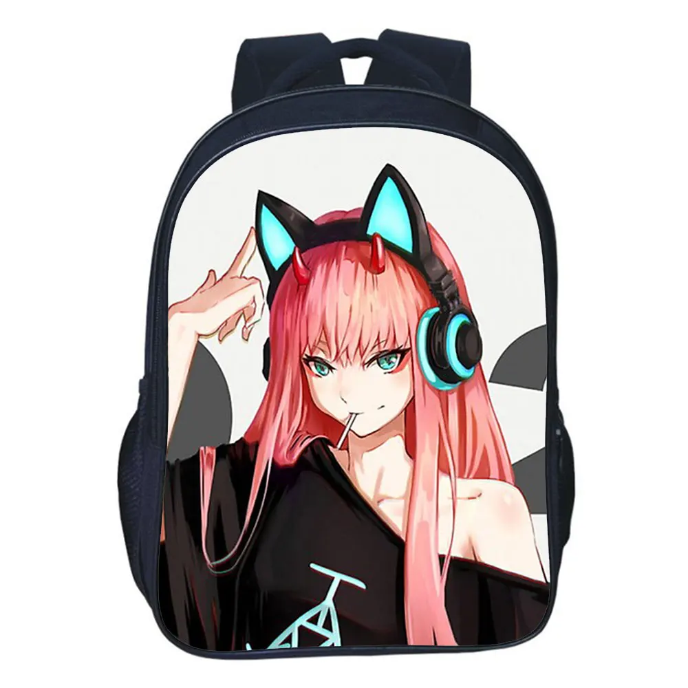 Darling In The FranXX Anime Backpack kids gifts Teens School Bags Bookbag Cartoon Travel Casual Mochilas16 inch 2021 NEW