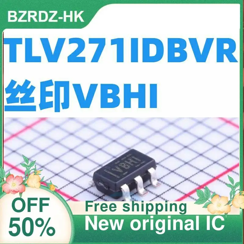 10PCS TLV271IDBVR  SOT23 VBHI VBH1 TLV271 New original IC