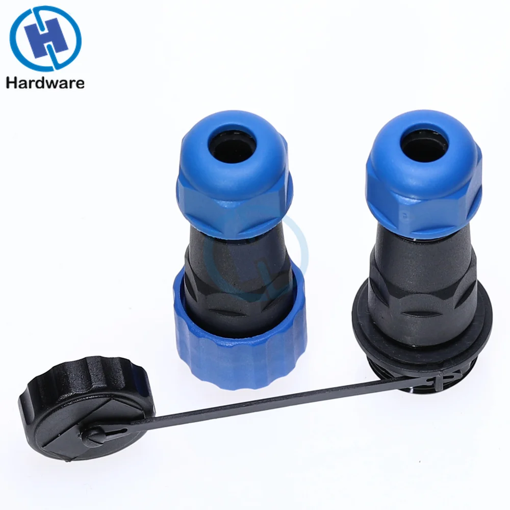 1Pair IP68 SP16 2Pin/3Pin/4Pin/5Pin/6Pin/7Pin/9Pin Waterproof Air Plug Socket Panel Mount Wire Cable Connector Aviation Plug