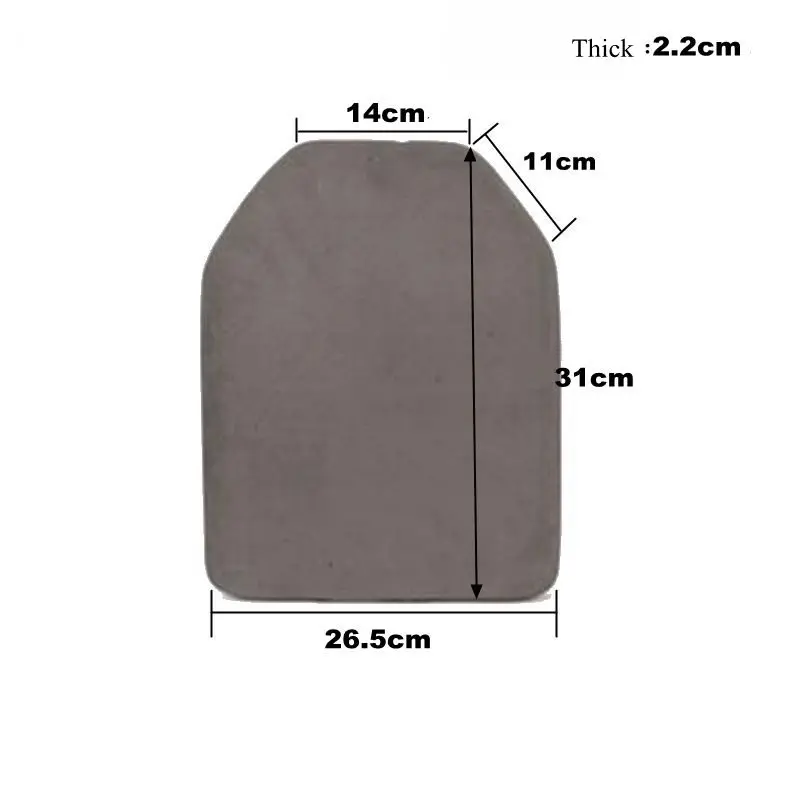 JPC-Chaleco táctico de espuma EVA, placa gruesa de 2,2 cm para Airsoft Paintball, portador de cuerpo, 2 piezas