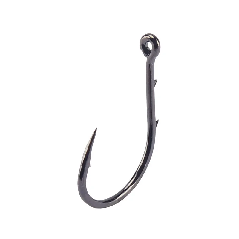 Musda Norwegian hook tube pays thousands and double back stabs with barbed on the black sea fishing hook with ring mouth