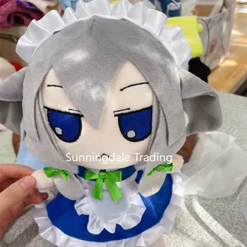 Touhou 프로젝트 봉제 인형, 이누 사쿠야 28cm 코스프레 베개, 선물용 후모