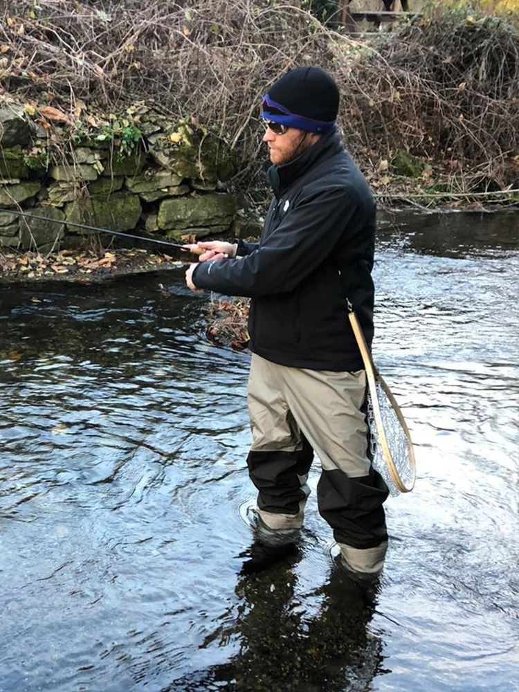 Oddychające wodery wędkarskie Fly Fishing Waist Waders Stockingfoot High Pant Wader Duck Hunting Wading Pants — zdjęcie 2