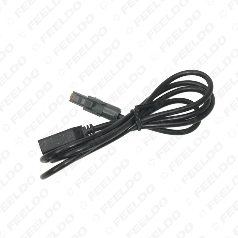 LEEWA Car Audio Female USB AUX-In Cable Adapter 4Pin Connector For Subaru Forester XV/Outback/Legacy #5662