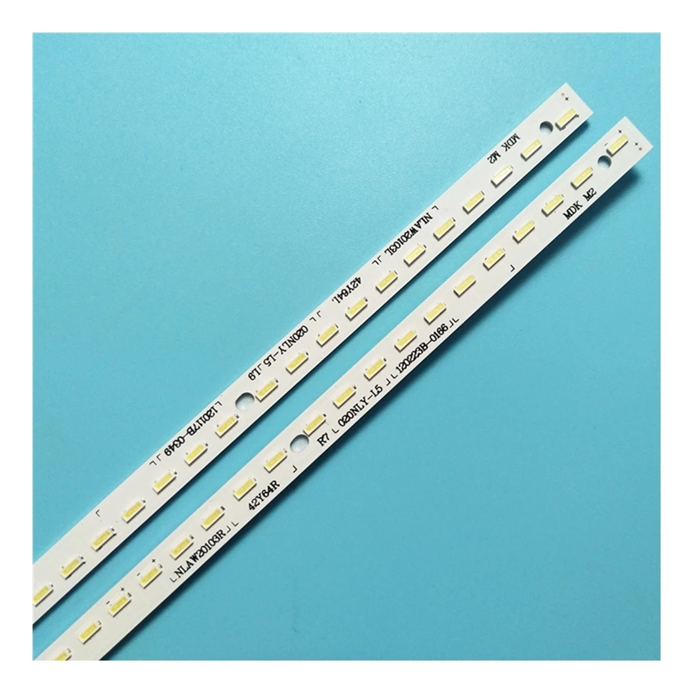 

New 6V 1W LED NLAW20103L NLAW20103R 111116A-0354 11063C-0315 64LEDS 475MM For LG 42F1 Led Strip