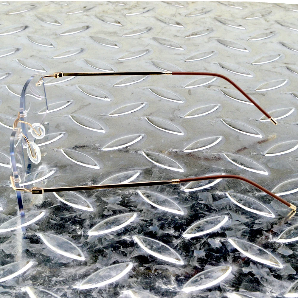 Titanium Frame Ultra Light Anti-fatigue Rimless Reading Glasses +0.75 +1 +1.5 +1.75 +2 +2.25 To +4