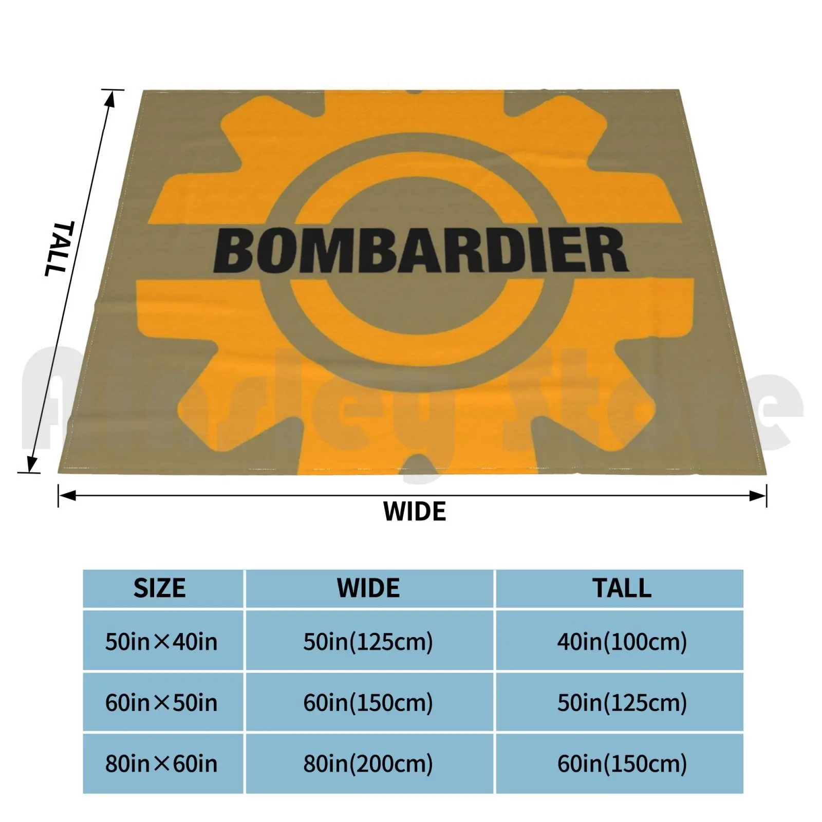 Bombardier Blanket Super Soft Warm Light Thin Bombardier Ski Doo Arctic Cat Sno Jet Ski Doo Snow Winter Vintage Sled