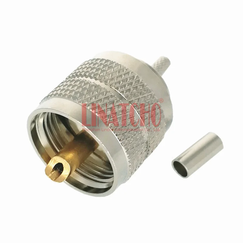 

RF Coaxial RG316 RG174 LMR100 Jumper Wire Cable Crimp UHF Male PL259 Plug Connector