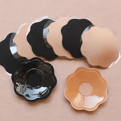 CINOON Reusable Women Breast Petals Nipple Cover Invisible Adhesive Strapless Backless Bra Pad Skin For Party Dress