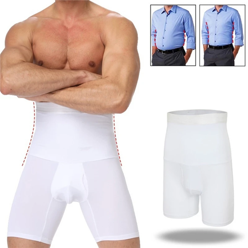 Bragas de Control para hombre, Bóxer adelgazante, entrenador de cintura alta, Body moldeador de cuerpo, compresión, ajustado, nuevo