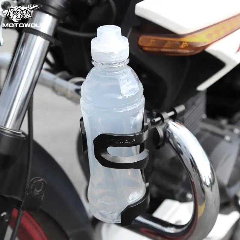 Hurcycles-Support de bouteille d'eau portable pour guidon, accessoires de support de tasse, protection de boisson, moto