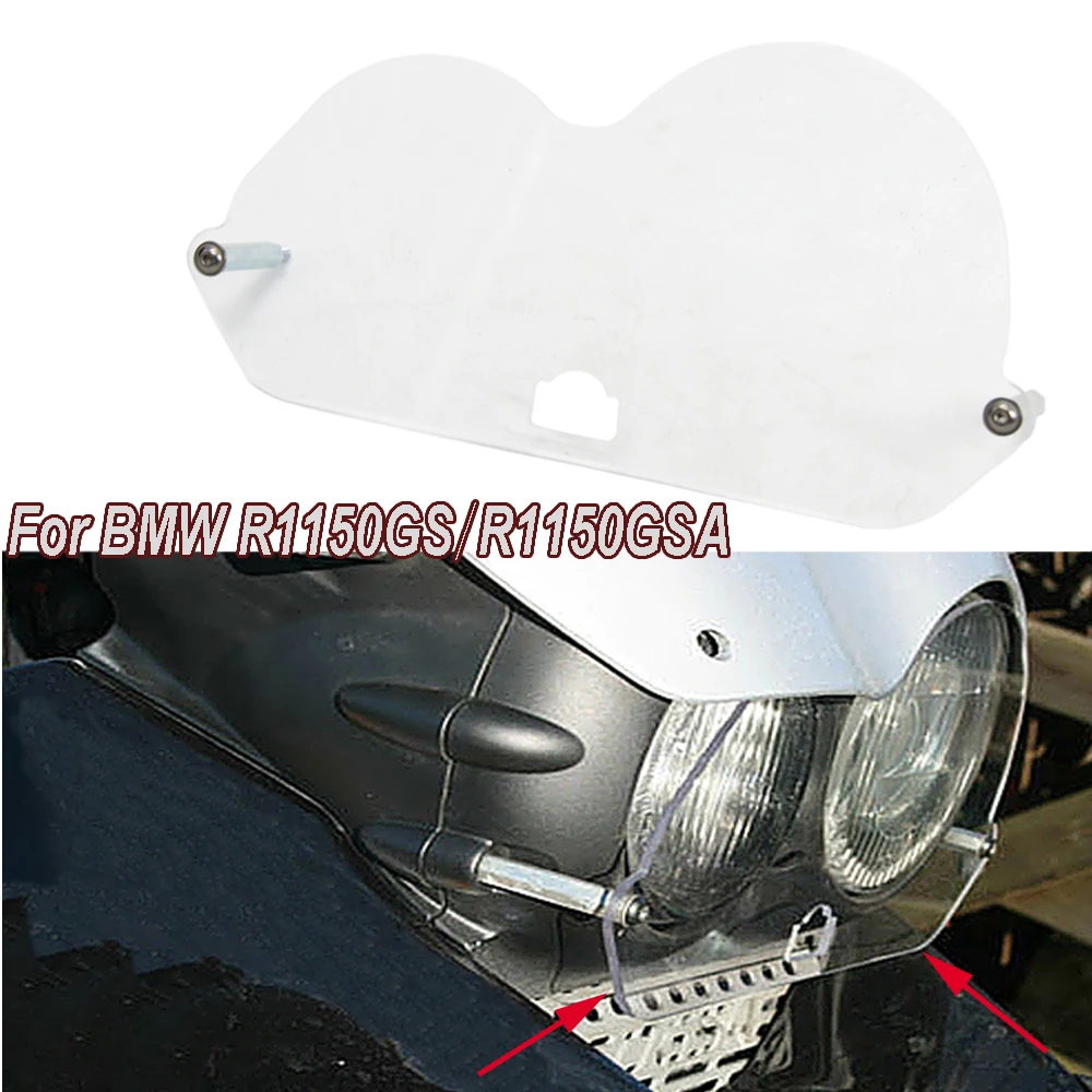 NEW Acrylic Motorcycle Accessories For BMW R1150GS R1150GSA Headlight Protector Guard Lense Cover R 1150 GS R 1150 GSA