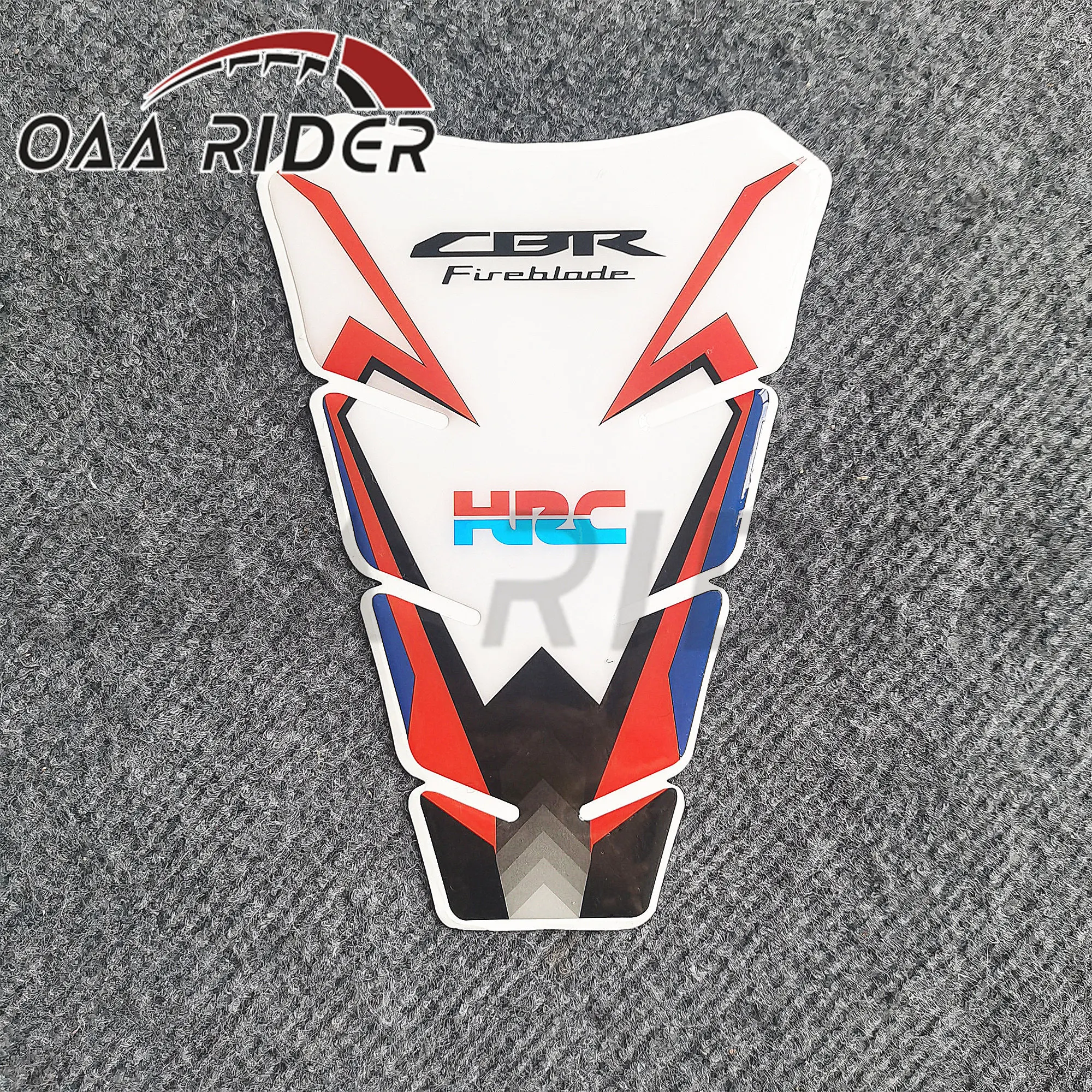 Couvercle de bouchon de gaz d\'huile de moto 3D, étui de protection de coussin de carburant précieux, autocollant pour Honda REPSOL, HRC, CBR,