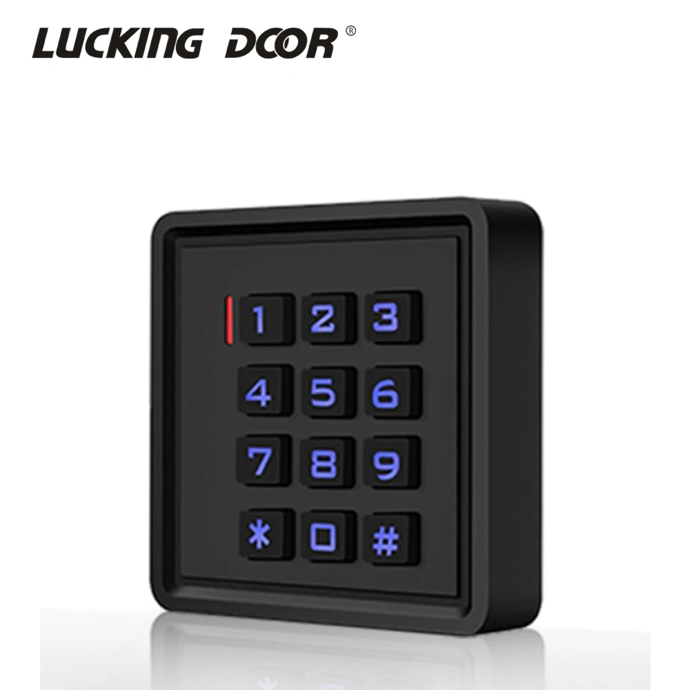 

Waterproof IP68 Keypad Rfid Card Reader125KHZ RFID 13.56MHZ IC Card WG26 in/output Access Control Card Reader Plastic case R6