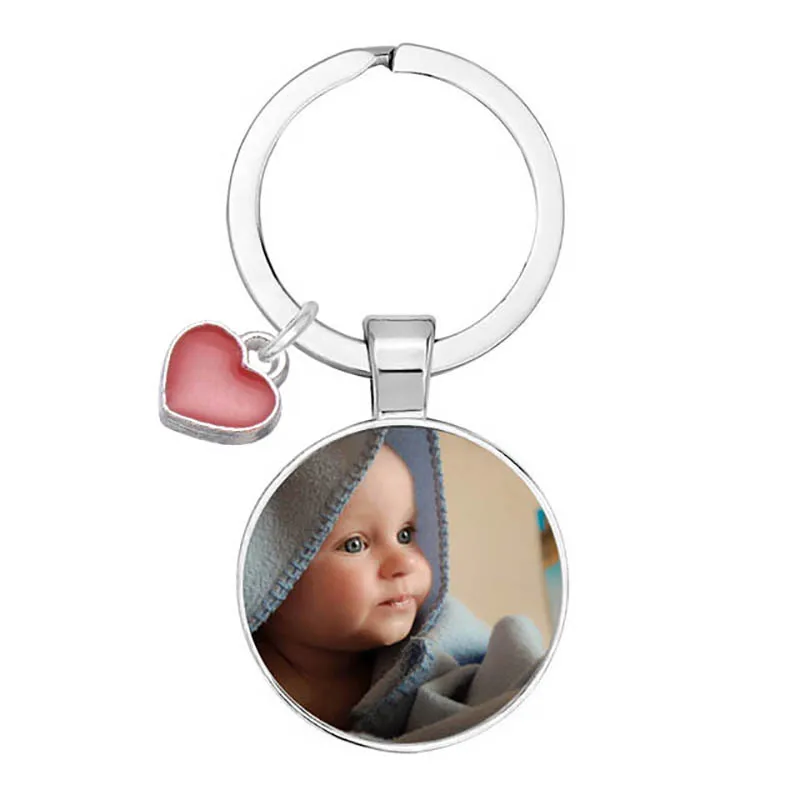 

100 Personalized Photo Pendant Customized Keychain Your Baby's Photo Gift