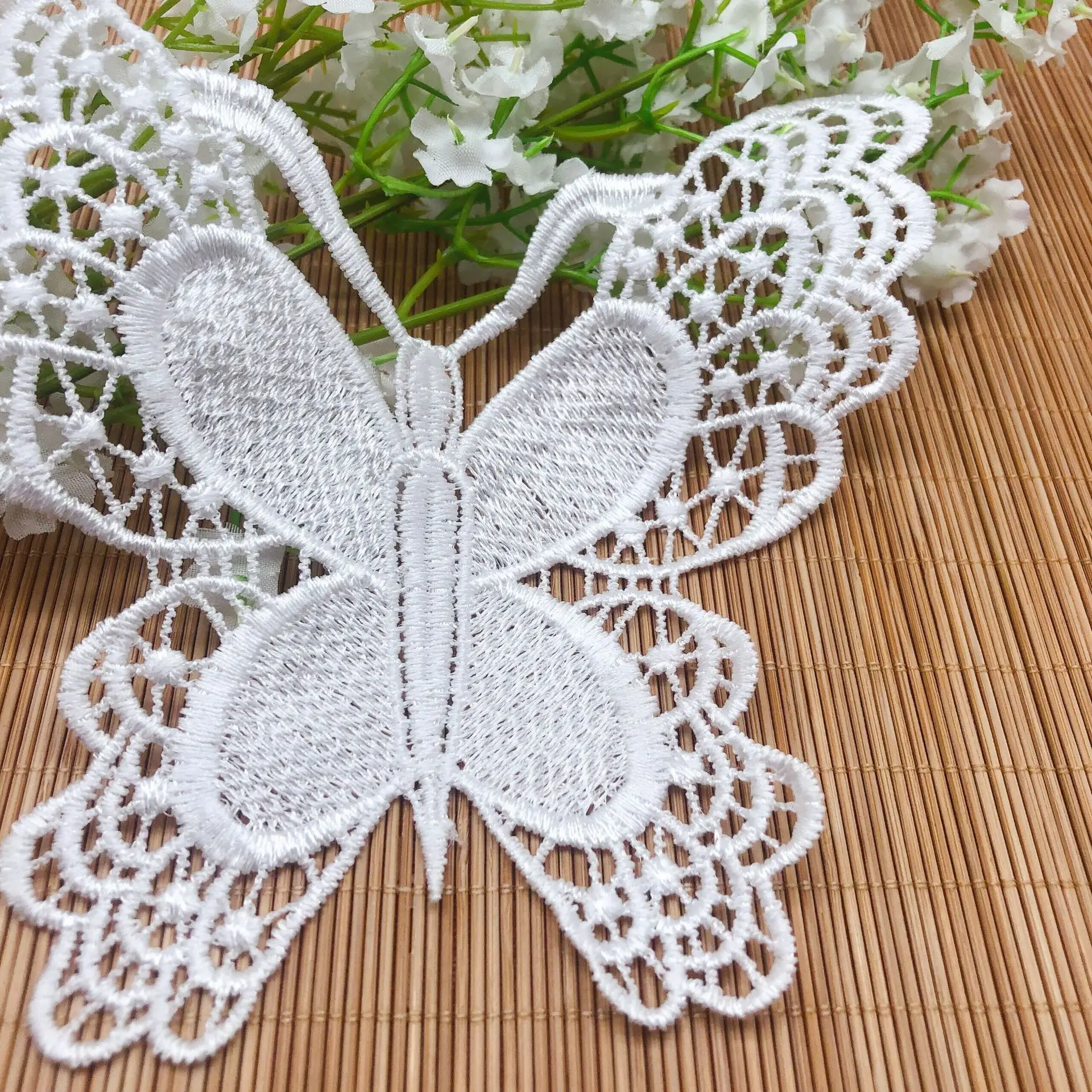 5pcs DIY Butterfly Lace Clothing Accessories Home furnishings Pajamas Underwear Sewing Accessories Doll Dress