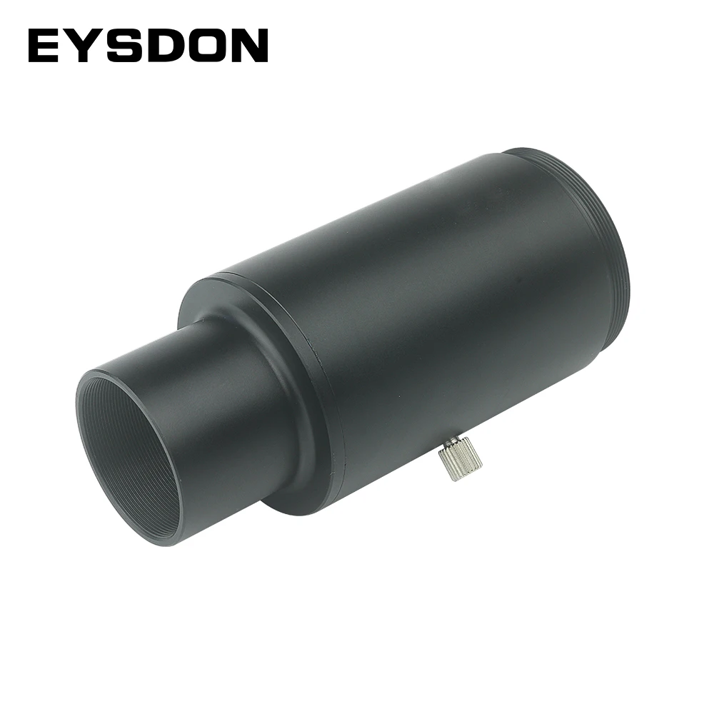 EYSDON 1.25 "Ke M42 T2 Adaptor Teleskop Ekstensi Tabung CA1 Lengan Diperpanjang Silinder Sepenuhnya Logam T-mount