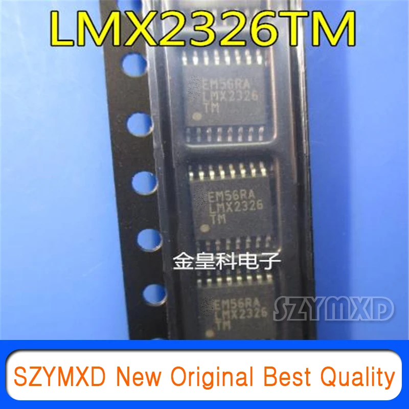 10Pcs/Lot New Original LMX2326TM LMX2326 frequency synthesizer TSSOP-16 package In Stock