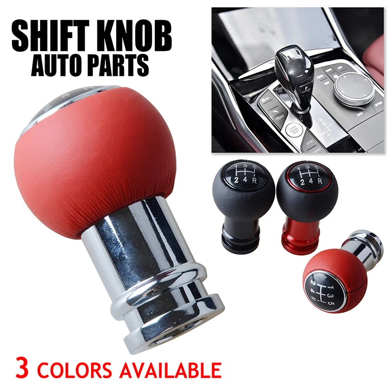 Universal 5 Speed Car Gear Shift Knob Universal Shifter Lever Cover Car Accessories