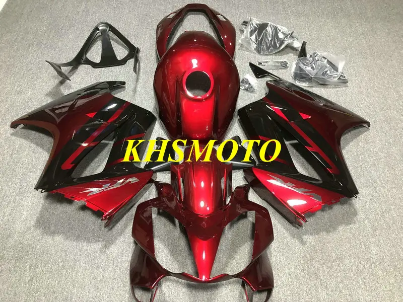 Fuel Tank Cover Fairings Kit for HONDA VFR800 VFR 800 2002 2003 2004 2005 2006 2007 2008 2009 2010 2011 2012 Red Black Bodywork