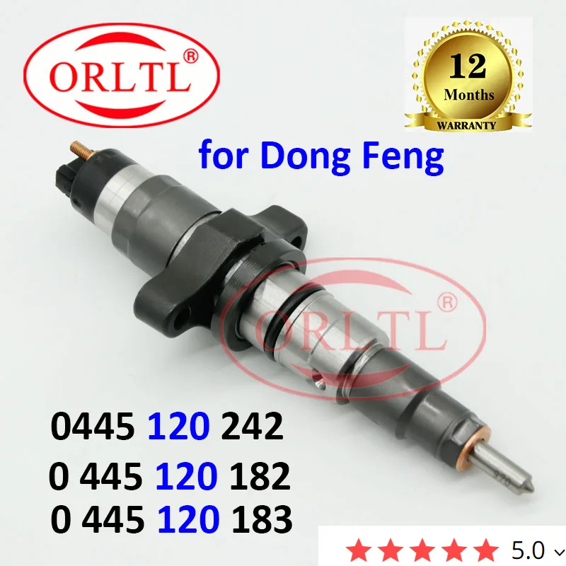 ORLTL Fuel Injector 0445120242 Diesel Engine Spare Parts Nozzle 0 445 120 242 For Excavator Dong Feng