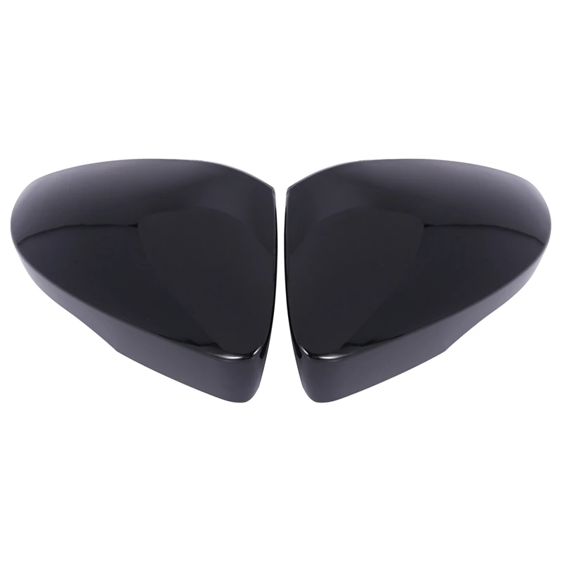 Glossy Black Car Rearview Mirror Covers Side Wing Mirror Caps for Skoda Octavia Mk3 A7 5E 2014-2019 for T-ROC