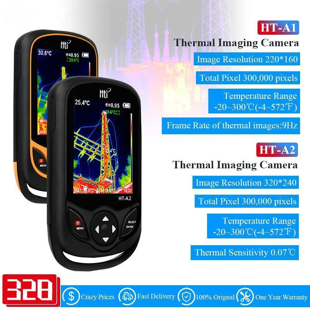 Professional thermal imaging HT-A1/HT-A2 Portable Infrared Thermal Imager Fast shipping Thermal imager for hunt Thermography HD