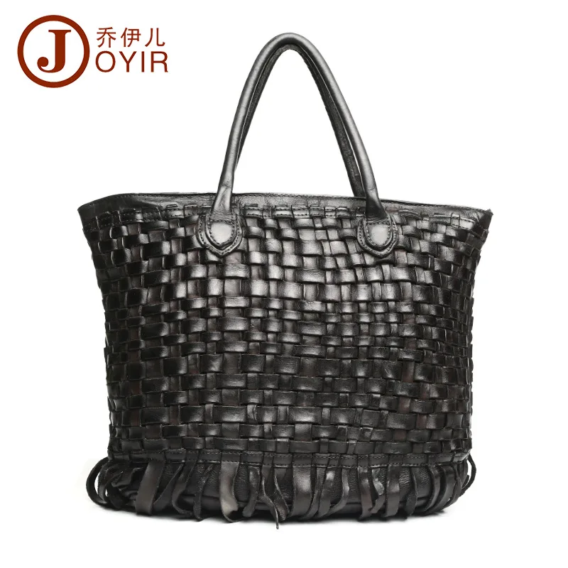 

Fashion Leather The New Leather Woven Retro Leather Handbag Luxury Multi- Shoulder Bags