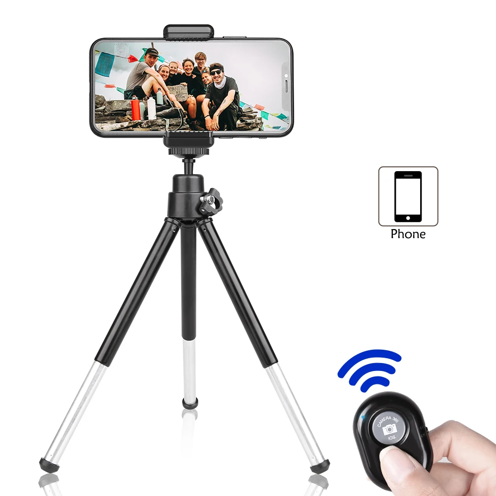 

SH Mini Flexible Tripod Stand Holder Small Bracket Tripod For Cell Phone,Mobile Phone iphone With Bluetooth-compatible