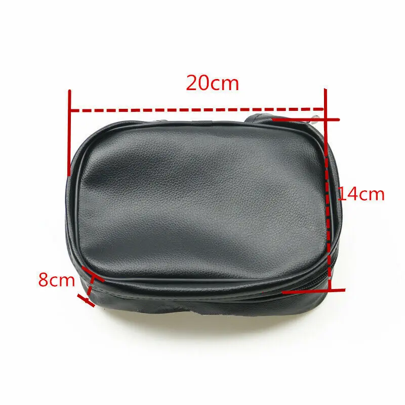 Motorcycle Universal PU Leather Tool Bag Storage  For XR250 KLX250 DRZ250