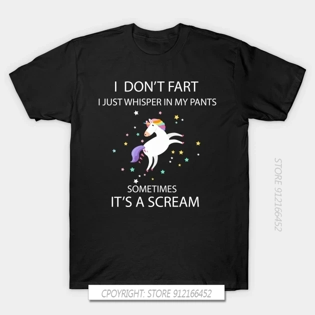 Chicken I Don\'t Fart Whisper In My Pants Sometimes It\'s A Scream T-Shirts Harajuku T Shirt Men Print Loose Men Tshirt