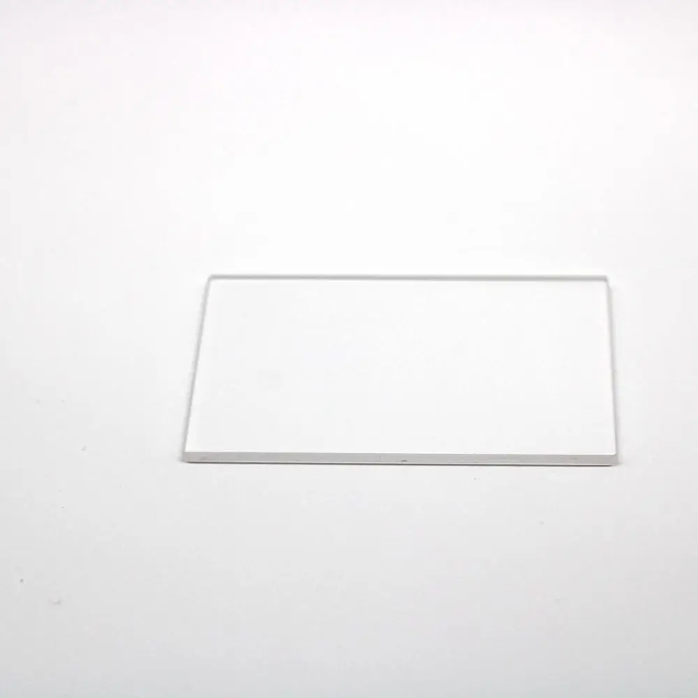 10 pezzi dimensioni totali 29.5x21.5x1mm lastra di vetro al quarzo uv trasparente JGS2