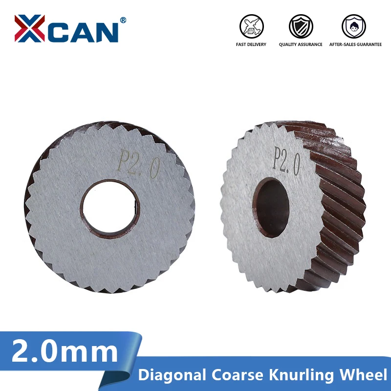 Xcan-roda de Torno Metálico Peças 2.0 mm Ferramenta de Knuring Roda Grossa de Serrilhamento