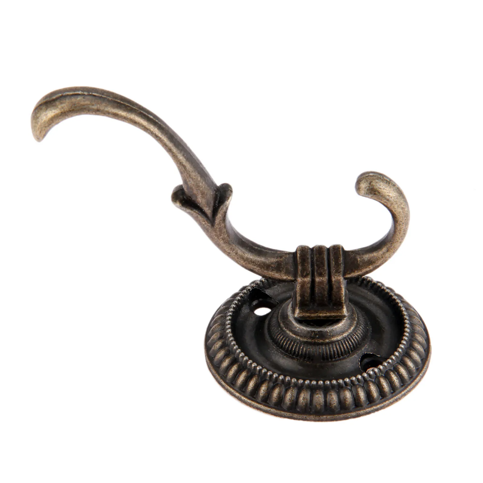 Antigos ganchos de porta do vintage parede cabide chapéus de banheiro saco casaco parede ganchos para caixa de jóias de madeira hardware móveis 75x44mm