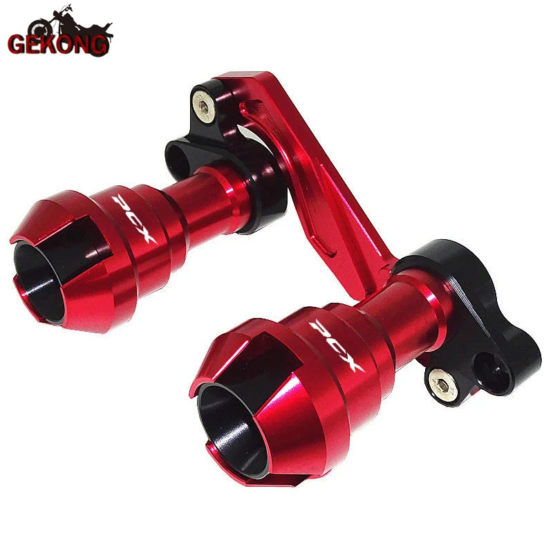 Fit For PCX125 PCX 125 150 accessories Front Fork Wheel Fall Muffler Pipe Frame Protection Frame Slider Anti Crash Protector