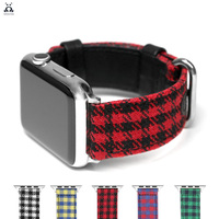 Pin&tuck sport strap for Apple Watch series 7 6 SE 5 4 3 silicone strap new color checkered design wrist band for iWatch 41 45mm