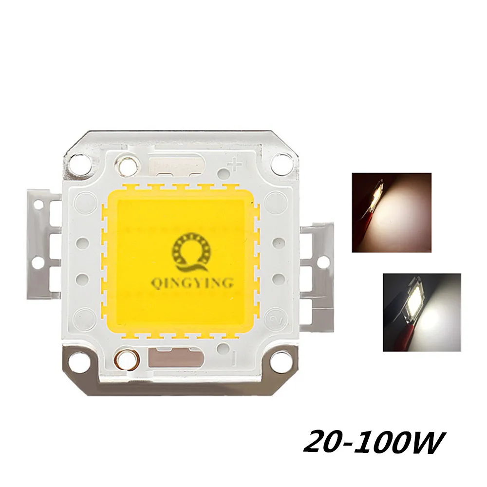 

1pcs High Power LED Matrix 20W 30W 50W 100W Warm Pure White Light Bulb 3000K 4000K 6000K DIY Spotlight Lamp DIY High Bright