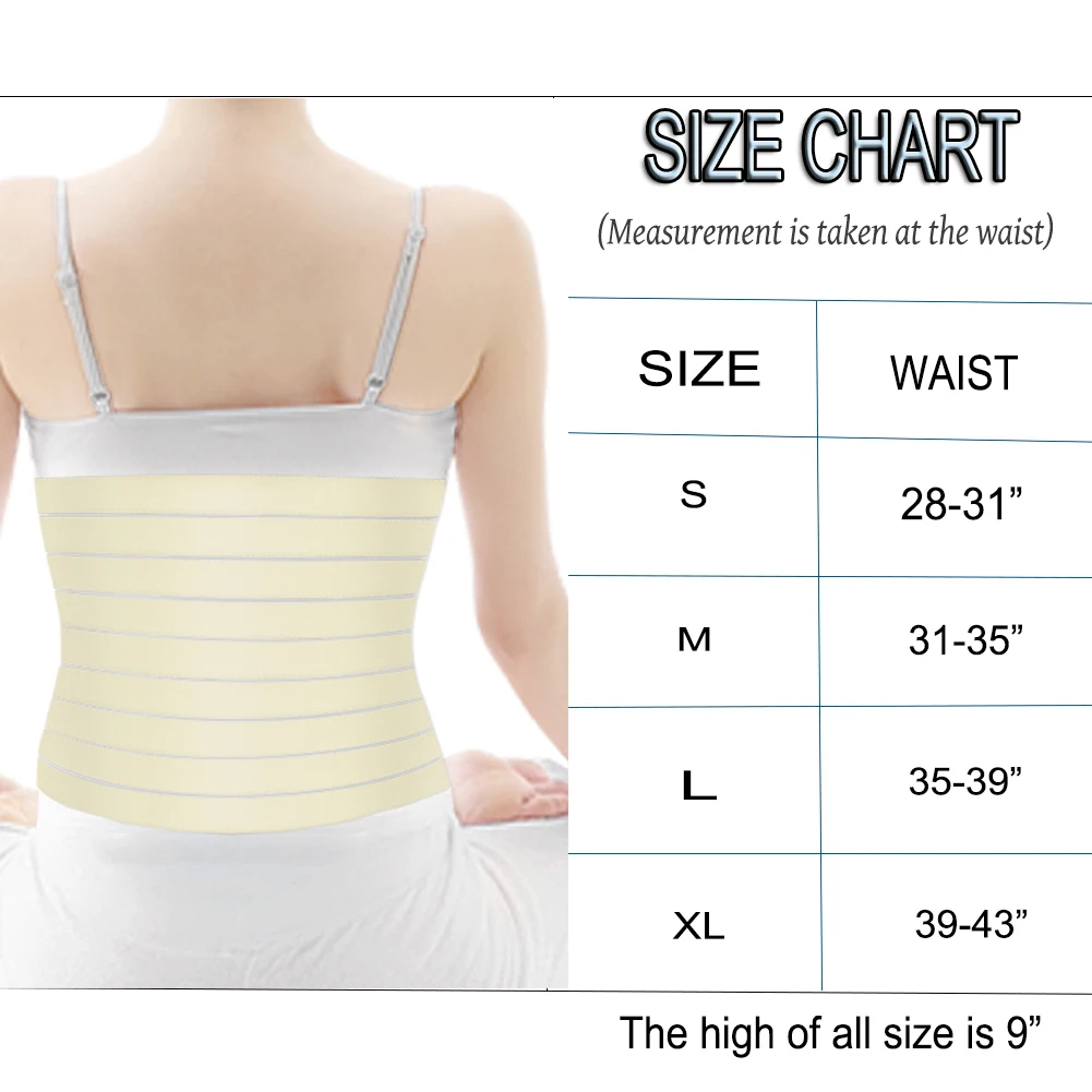 High Quality Corset Elastic Cloth Waist Brace Abdominal Binder