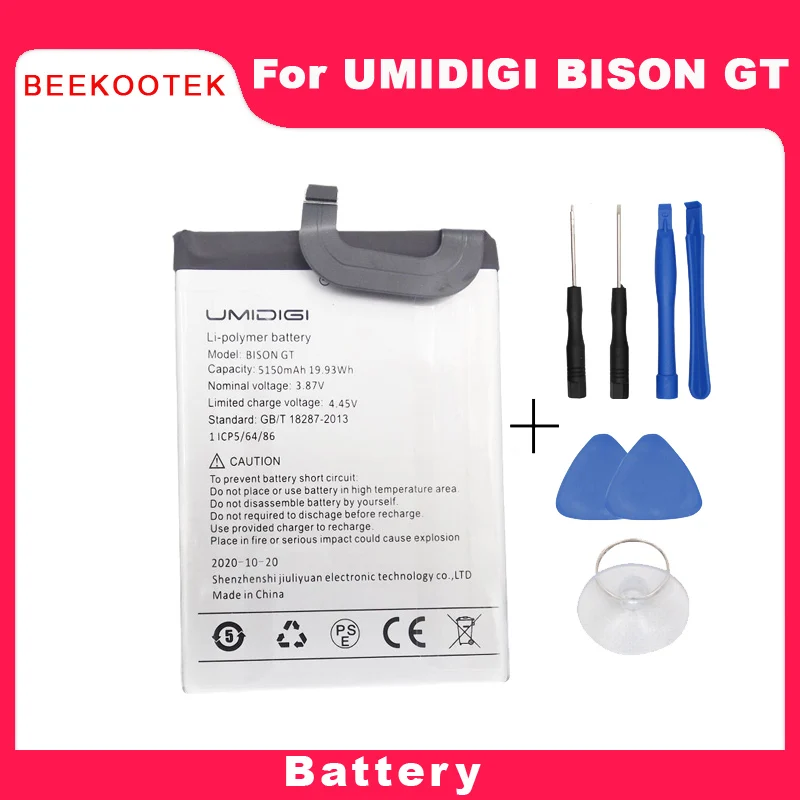 

New Original UMIDIGI BISON GT Cellphone Battery Replacement Accessories parts For UMIDIGI BISON GT 6.67 inch Smartphone