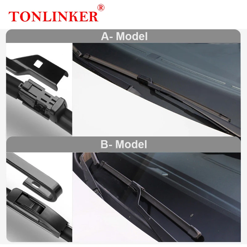 TONLINKER Car Wiper Blades For Chery Tiggo 4 2019 2020 2021 2022 Car Accessories Front Windscreen Wiper Blade Brushes Cutter