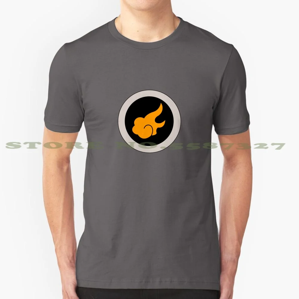 The Flame Game 100% Cotton T-Shirt Flameman Megaman Battle Networking Lan Pet Emblem Mark Symbol Netnavi Rockman Mr Match