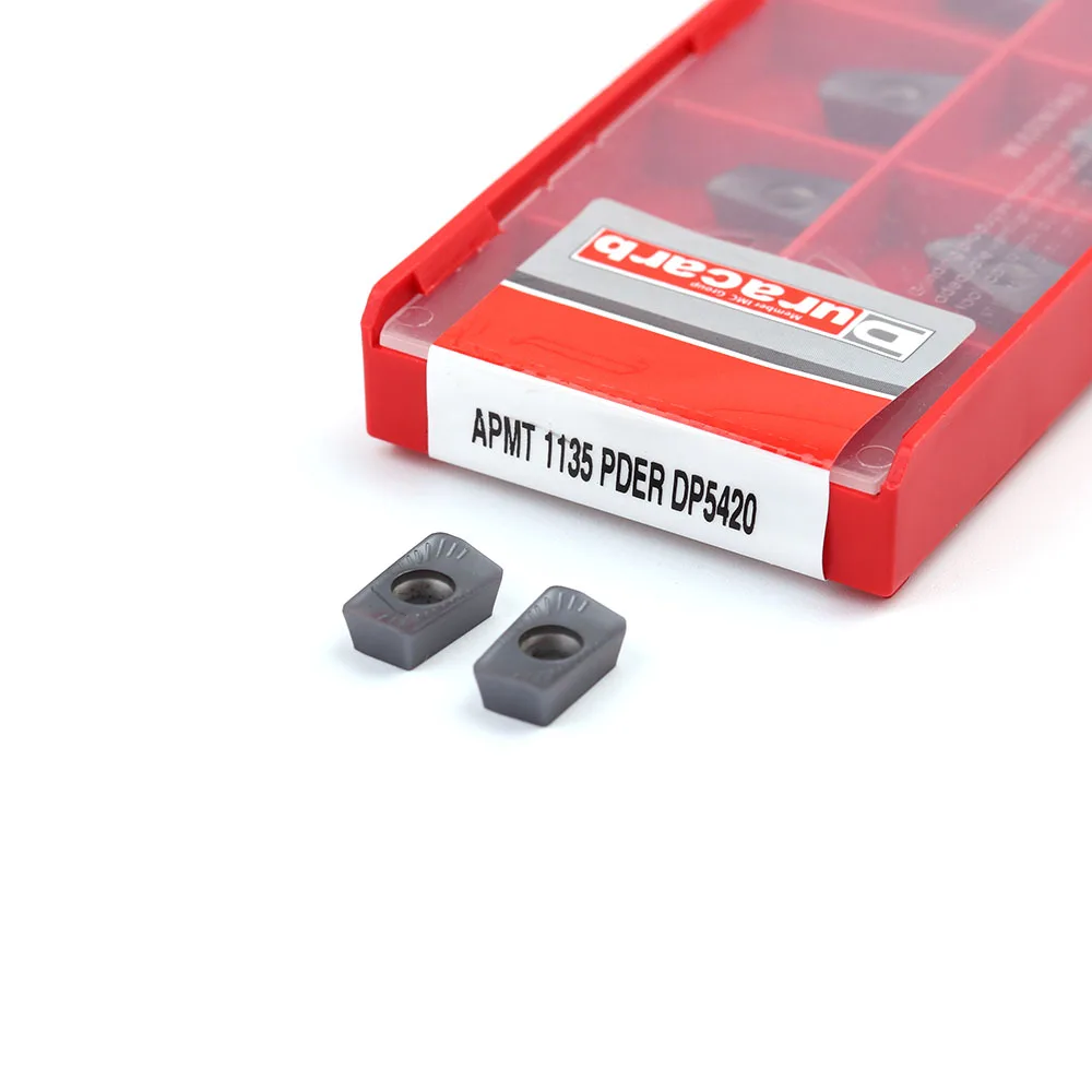 10pcs APMT1135 PDER DP5320 DP5420 100% Originale Fresatura Lama In Carburo di Tornitura Fresatura CNC Strumento Fresa Spedizione Gratuita